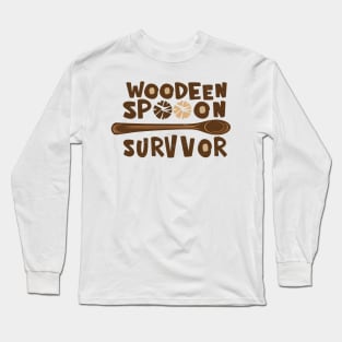 wooden spoon survivor Long Sleeve T-Shirt